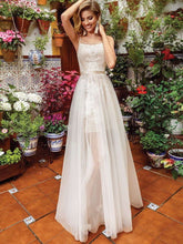 Fashion Lace Vest Sleeveless Evening Dresses