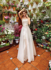 Fashion Lace Vest Sleeveless Evening Dresses