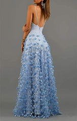 Sexy Pure V neck Vest Evening Dresses