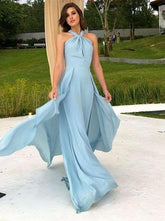 Sexy Vent Backless Halt Maxi Dresses