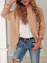 Casual Pure Long sleeve Irregular Coats