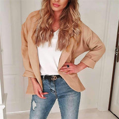 Casual Pure Long sleeve Irregular Coats