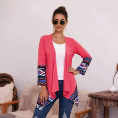 Fashion Gored Irregular Cardigan