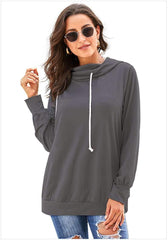 Loose Pure Hoodies Long sleeve Hoodies & Sweatshirts