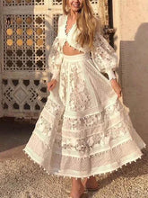 Women fashion v neck two pieces maxi dresses