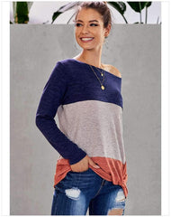 Fashion Long sleeve Knot T-Shirts