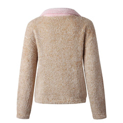 Fashion Gored Zipper Pocket Lapel Long sleeve Coats