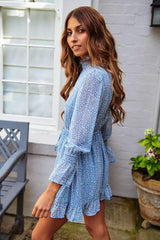 Fashion Point Round neck Long sleeve Skater Dresses