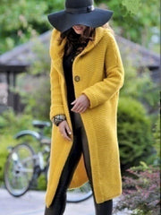 Casual Hoodies Pure Cardigan Coats