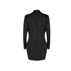 Fashion Pure Lapel Fastener Blazer Bodycon Dresses