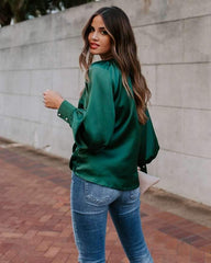 Pure Puff sleeve Round neck T-Shirts
