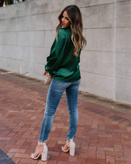 Pure Puff sleeve Round neck T-Shirts