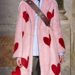 Fashion Print Lapel Long sleeve Coats