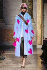 Fashion Print Lapel Long sleeve Coats