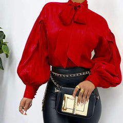 Pure Lacing Puff sleeve Blouse