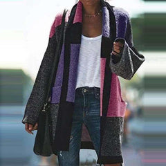 Fashion Gored Long sleeve Cardigan