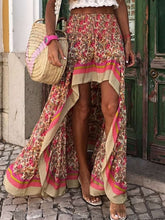 Fashion Print Irregular Skirts