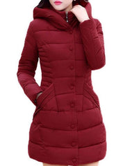 Comfortable Hooded With Pockets With Zips Overcoat