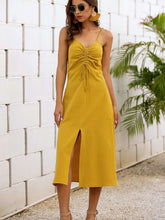 Fashion Pure V neck Lacing Vest Maxi Dresses