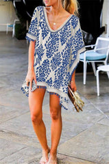 Loose V neck Short sleeve Overall