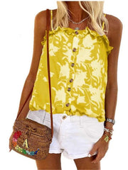 Fashion Print Vest Falbala T-Shirts