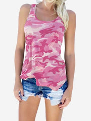 Fashion Camouflage Sleeveless Vests