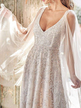 Sexy V neck Sleeveless Evening Dresses