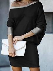 Sexy Solid Long Sleeves Sheath Above Knee Casual BodyconDresses