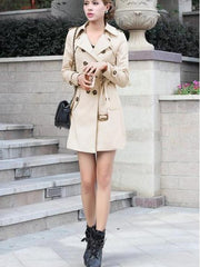 Women Fashion Lace Trench Coats