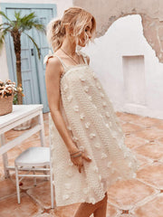 Casual Loose One shoulder Vest Shift Dresses