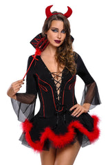 Fashion Halloween High collar Demon suit