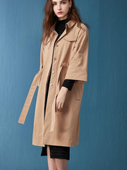 New Autumn Fashion Pure Coats
