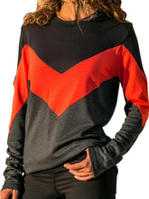 Women Round neck Long sleeve Gored T-Shirts