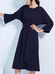 New Autumn Round neck Lace Skater Dresses