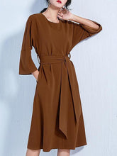 New Autumn Round neck Lace Skater Dresses