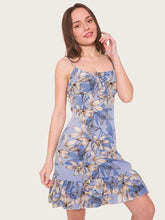 Sexy Print One shoulder Vest Skater Dresses