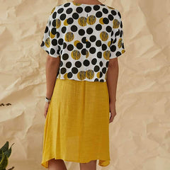 Fashion Casual Round neck Print Two Piece Suit