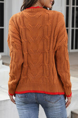 CiciCloth Casual Striped Patchwork O Neck Tops