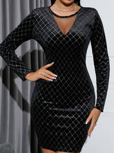 Sexy Solid Patchwork O Neck One Step Skirt Dresses Bodycon Dresses