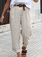 Casual pants loose plain women long pants