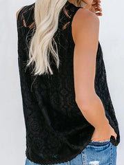 Round collar lace women fashion blouses