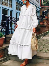 Fashion Pure Plus Lace Gored Maxi Dresses