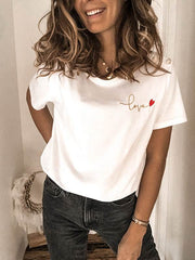 Love Printed short sleeve T-shirts