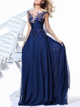 Pretty Embroidery Sleeveless Maxi Dress Evening Dress
