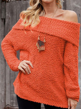 Off Shoulder Sexy Sweaters(3 Colors)