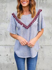 Women's Short Sleeve Loose T-Shirt