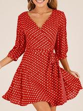 Fashion Pot Woman Autumn Long Sleeve Skater Dresses