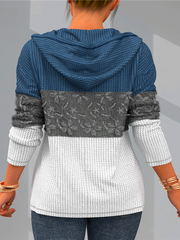 Loosen Casual Patchwork Sweatshirt