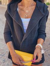 Casual personality basic plain simple woolen Outerwear