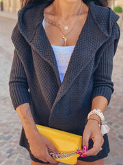 Casual personality basic plain simple woolen Outerwear